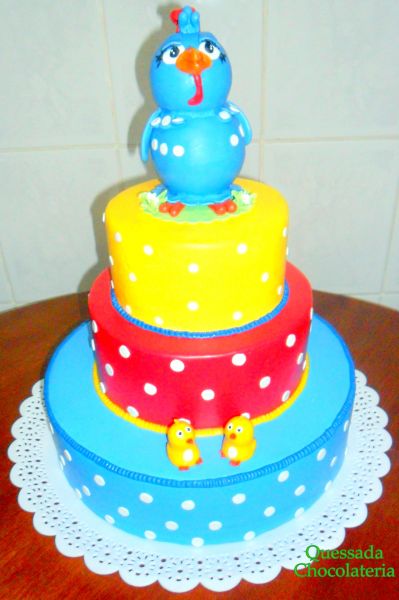 Bolo Galinha Pintadinha
